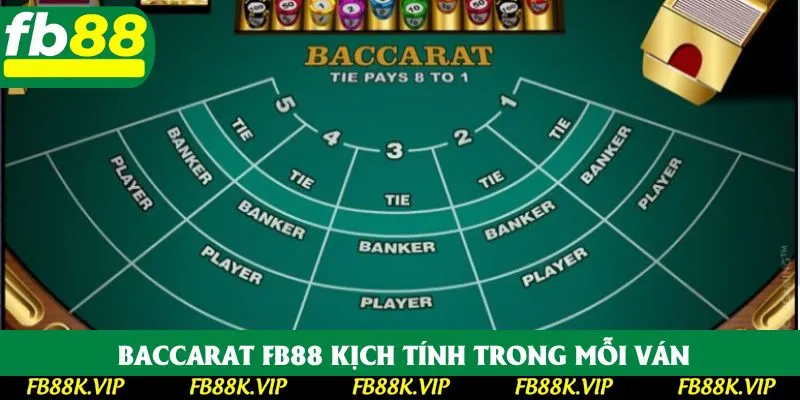  Baccarat FB88 kịch tính trong mỗi ván