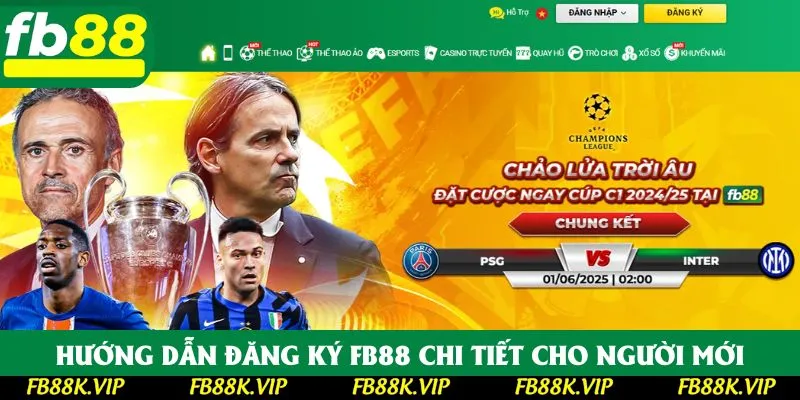Hướng dẫn các bước đăng ký FB88 chỉ trong vài giây