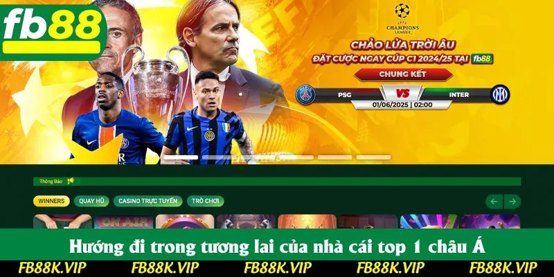 Hướng đi trong tương lai của nhà cái top 1 châu Á